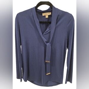 Michael Kors Navy Blue Top